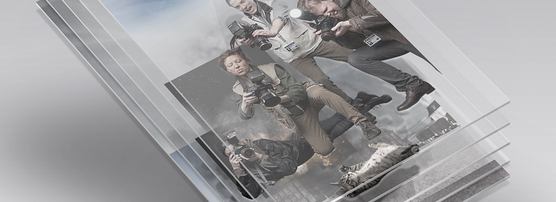 Illustration af, hvordan arbejdet med konceptfotos forudsætter en masse 